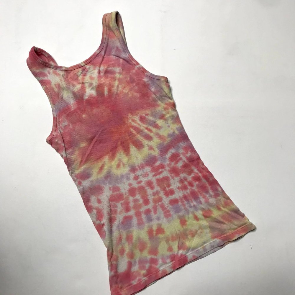 Walt Disney tie dye tank top mickey mouse pink - Picture 5 of 7